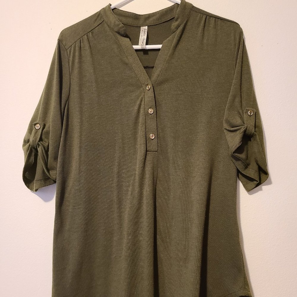 EUC top with button details